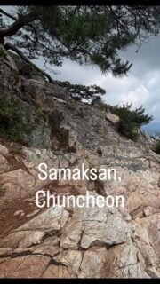 Hiked #Samaksan in #Chuncheon. Started at #Deungseon waterfalls and gorge, finished at #Uiam lake. I recommend going the opposite direction since heading down was quite gnarly to say the least! Gnarly up, easy down is generally better! #등선폭포